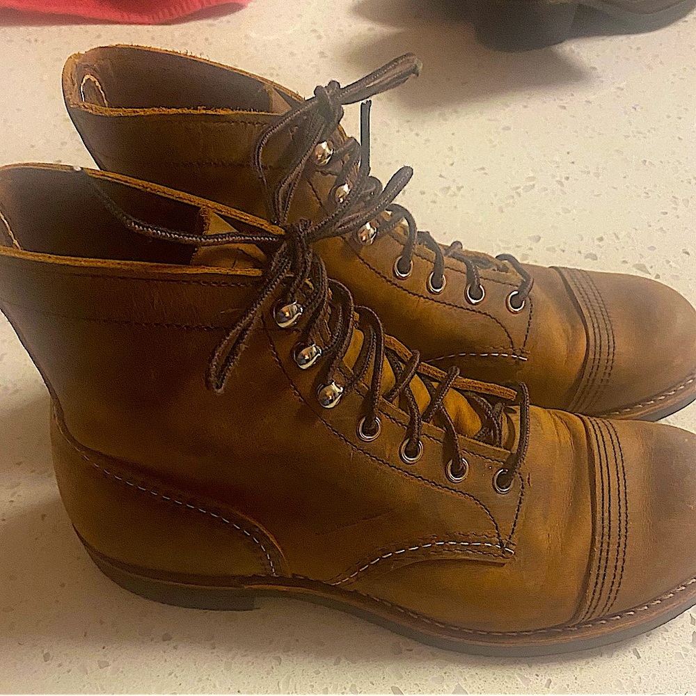 Red Wing Iron Rangers - Copper Rough and Tough - Size 8.5. American/handmade!